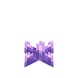 Как сделать средний аметистовый бутон в Minecraft