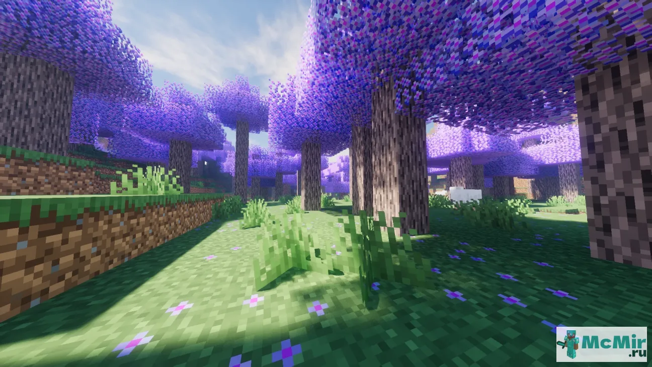 Текстура Деревья Jacaranda | Скачать текстуру для Minecraft: 1