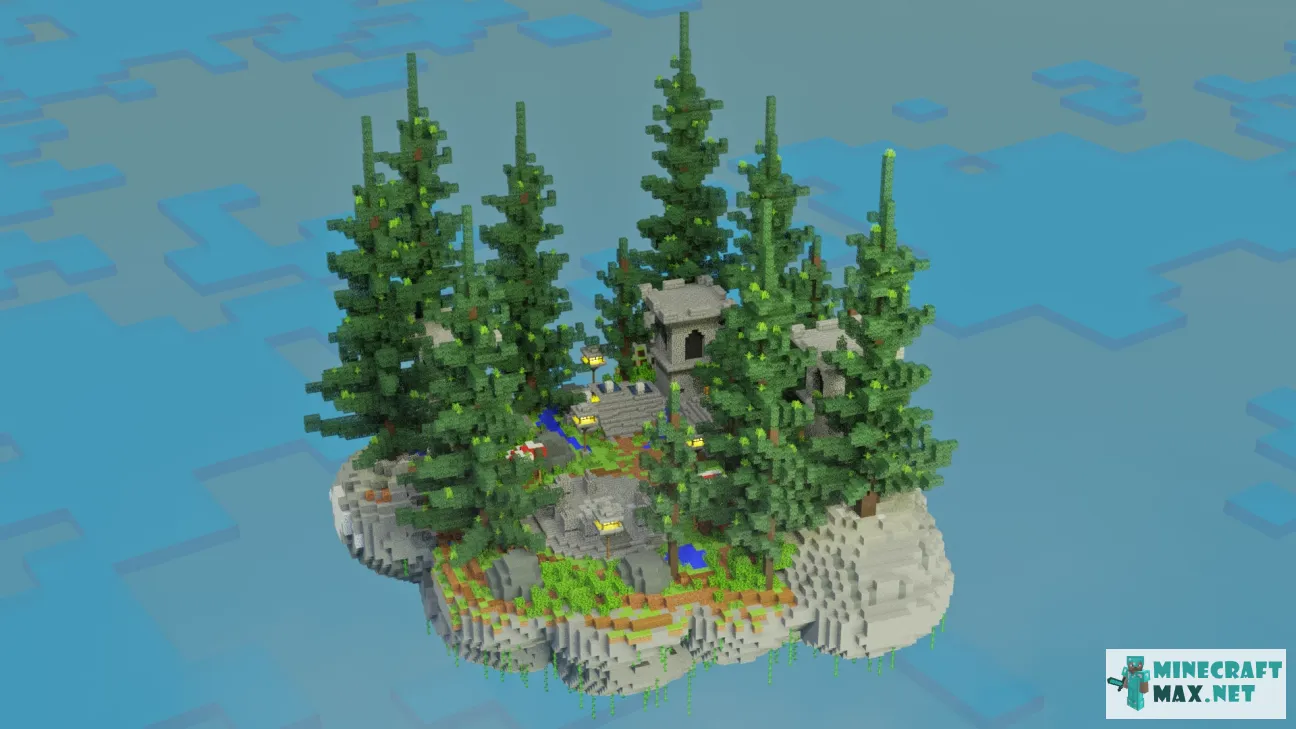 Free forest lobby / hub | Download map for Minecraft: 1