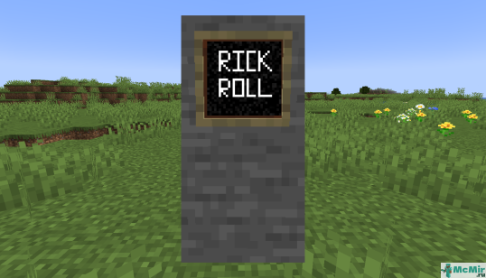 Мод Музыкальный диск Rickroll | Скачать мод для Minecraft: 1