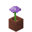 Potted Allium in Minecraft
