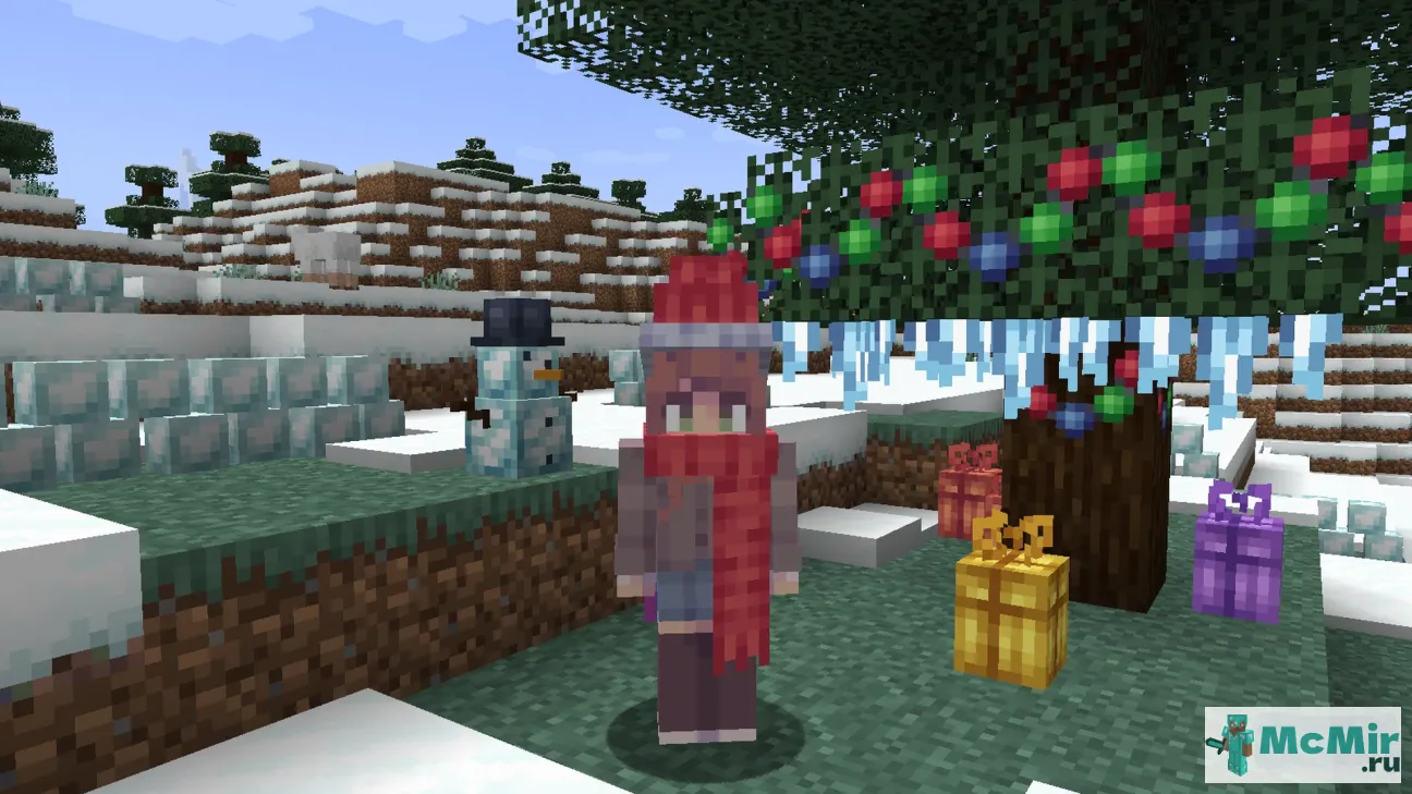 Мод Зимний праздник | Скачать мод для Minecraft: 1