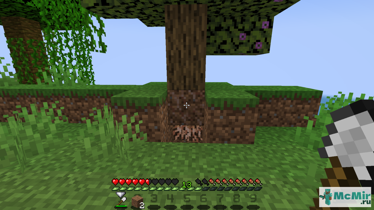 Квест Найти корни под деревом азалии в Майнкрафт | Screenshot 2