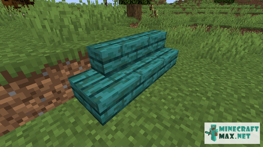 Warped Stairs in Minecraft | Screenshot 1