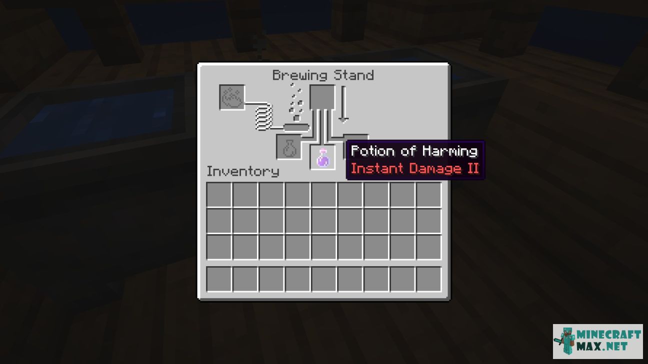 Potion of Harming II in Minecraft | Screenshot 1