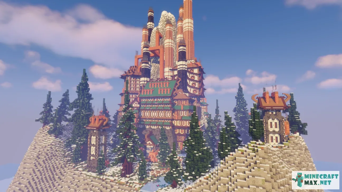 Steampunk Castle | Download map for Minecraft: 1