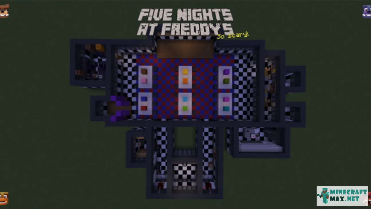 Five Nights at Freddy's | Download map for Minecraft: 1