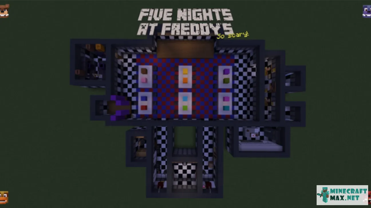 Fnaf 1 Map Layout