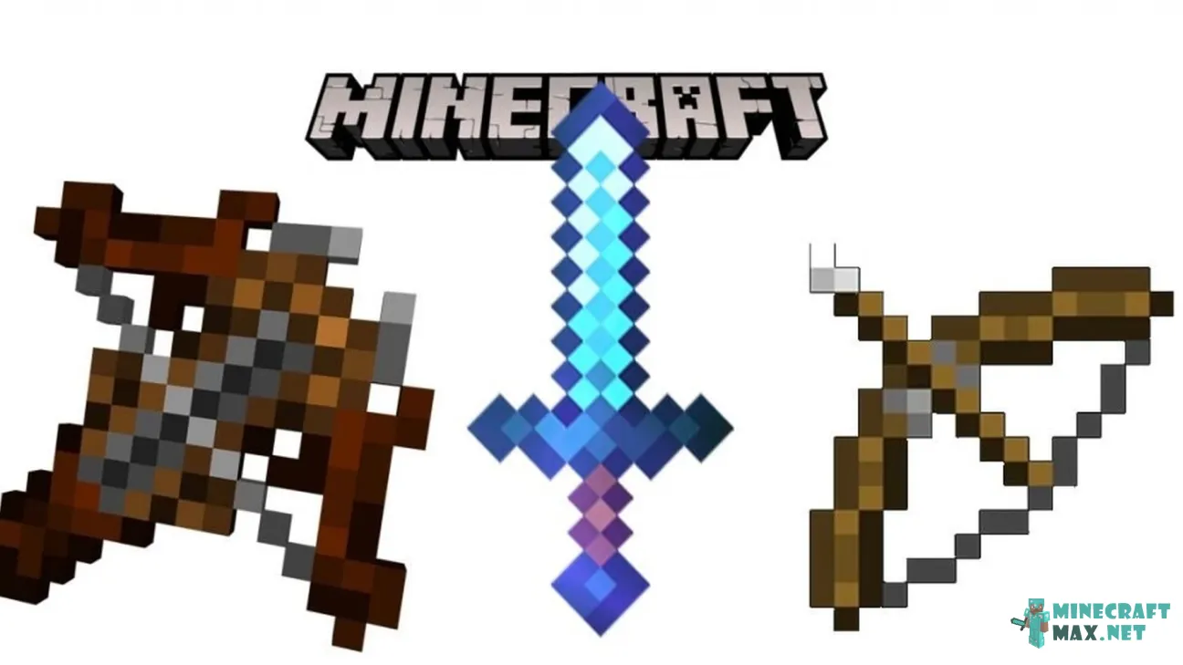 Minecraft but there are custom weapons | Lejupielādējiet modifikāciju Minecraft: 1