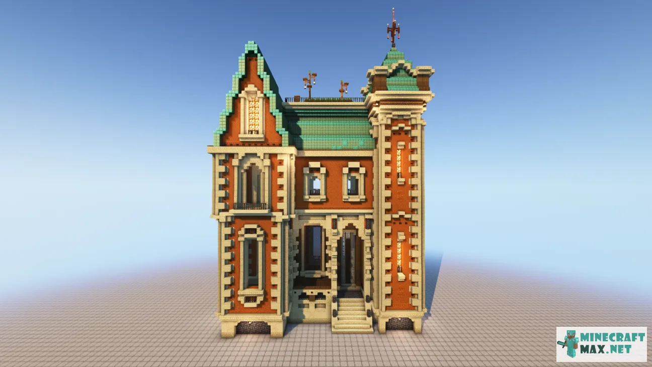 Victorian Cottage by Kimandjax | Download map for Minecraft: 1
