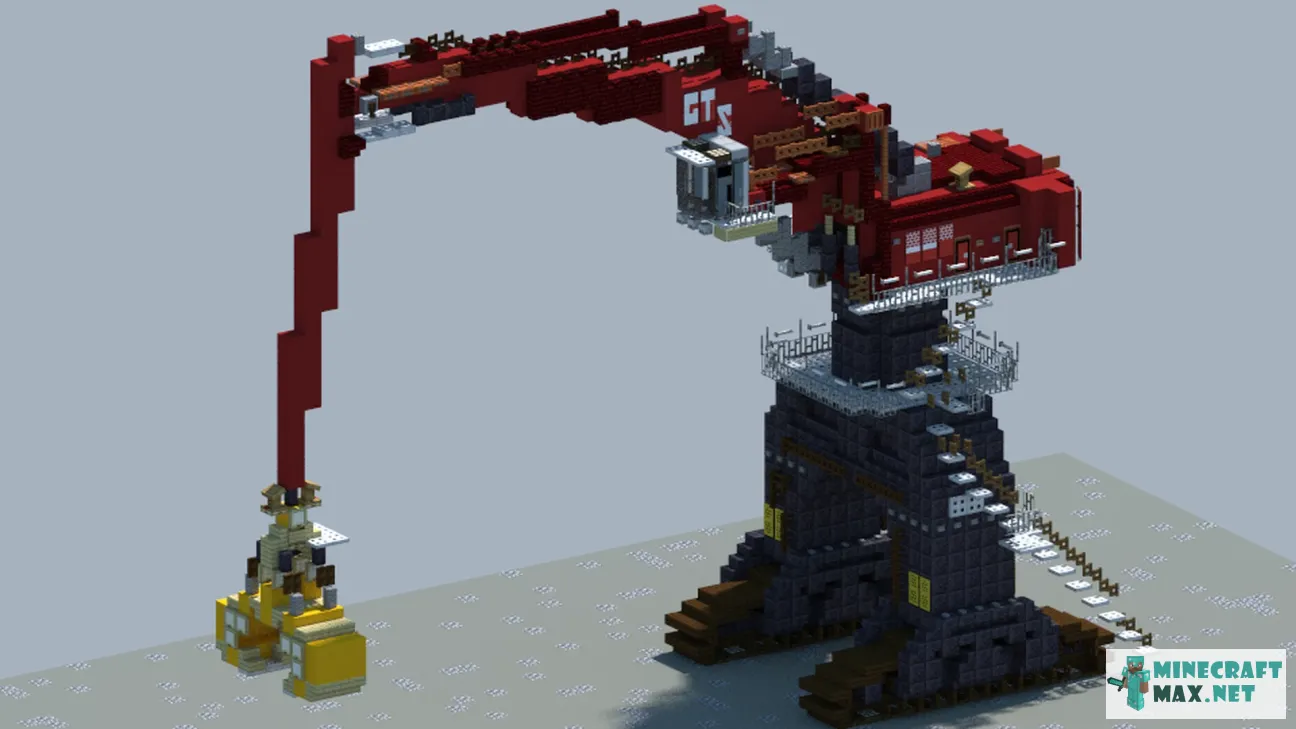 Mantsinen 300R Hybrilift, Mobile port crane | Download map for Minecraft: 1