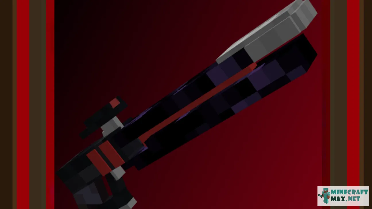 Fortnite Railgun custom model | Download texture for Minecraft: 1