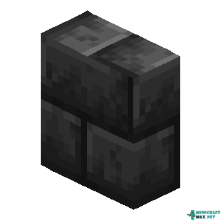Vertical Deepslate Brick Slab in Minecraft