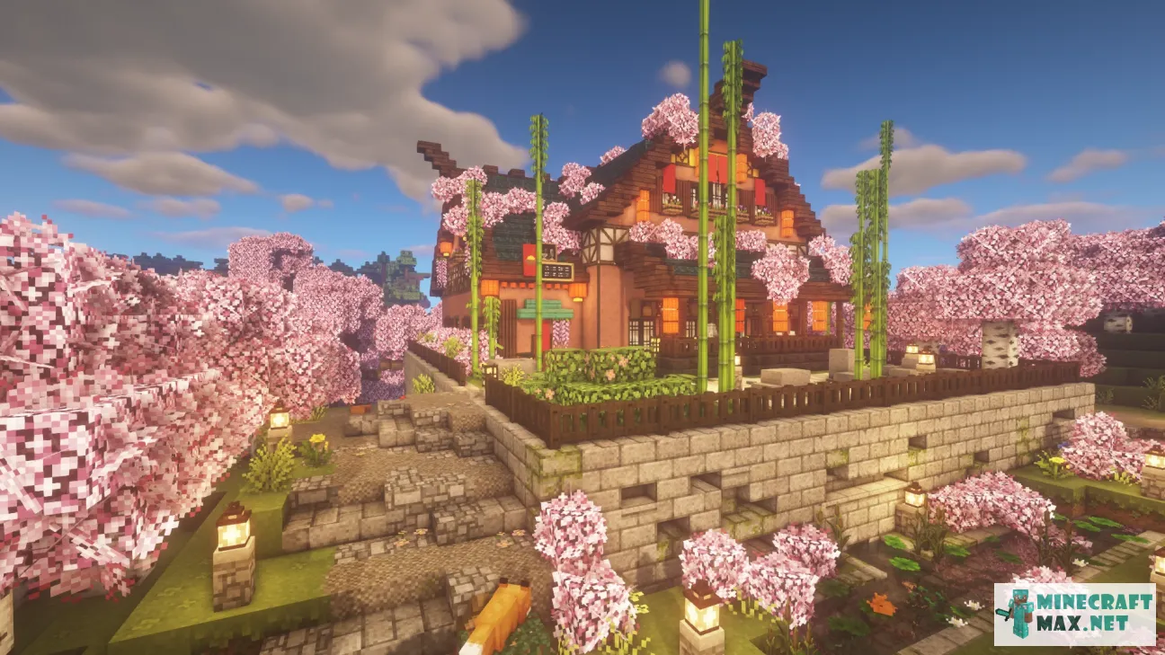 Komore Teaahouse from Genshin Impact | Download map for Minecraft: 1