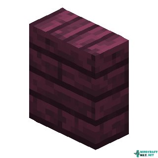 Vertical Crimson Slab in Minecraft