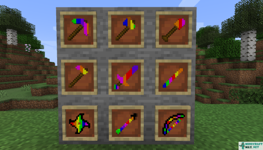 Rainbow ore | Download mod for Minecraft: 1