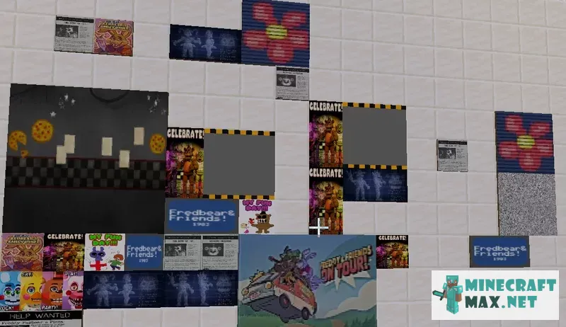 FNAF paintings | Download texture for Minecraft: 1
