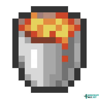 Lava Bucket in Minecraft