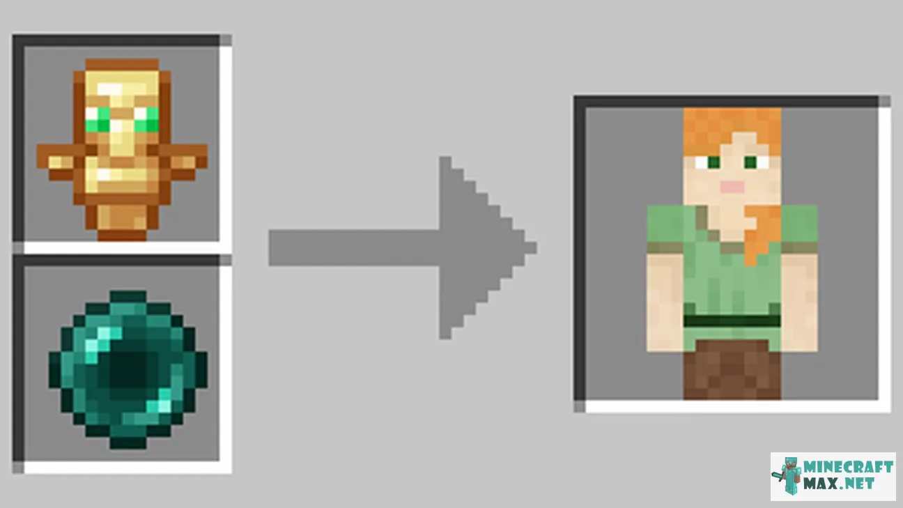 Change Totems Or Ender Pearls To Your Skin (Slim)! | Download texture for Minecraft: 1