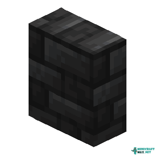 Vertical Deepslate Tile Slab in Minecraft