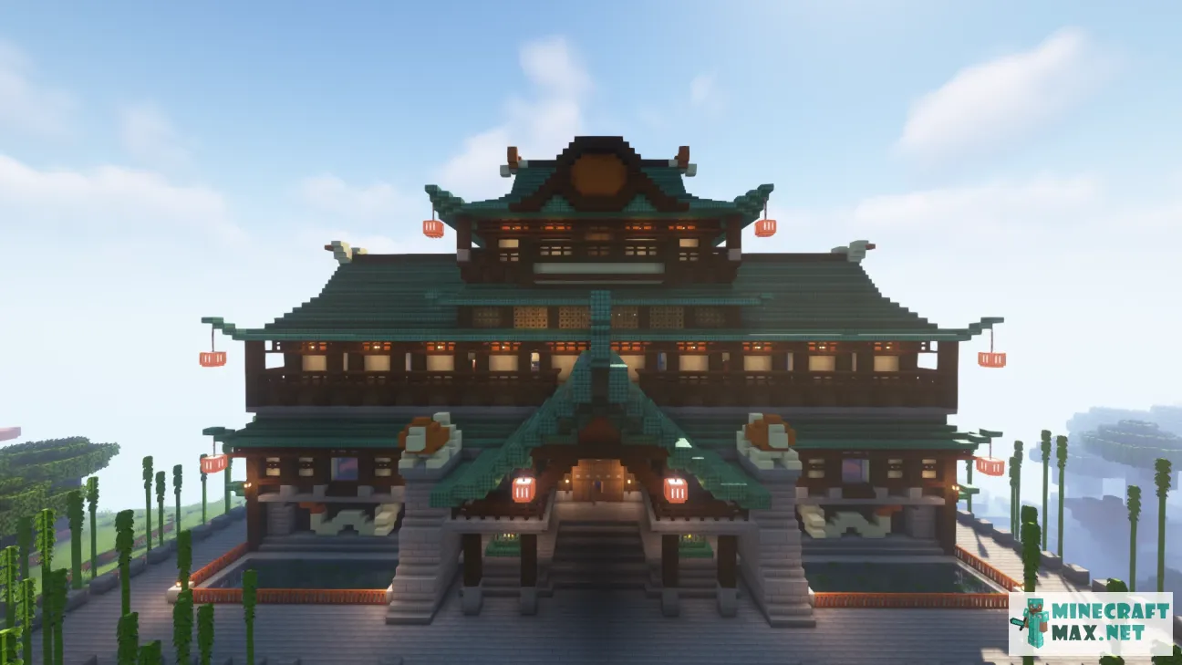 minecraft japanese temple