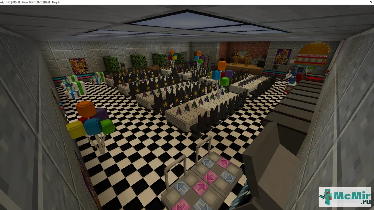  Fredbear39s Family Diner 1983  Minecraft