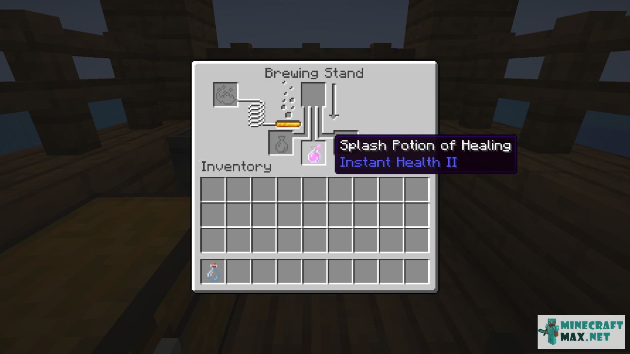 Splash Potion of Healing II in Minecraft | Screenshot 1