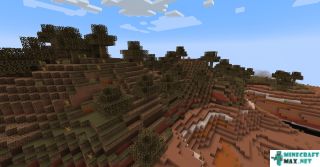 Wooded Badlands in Minecraft