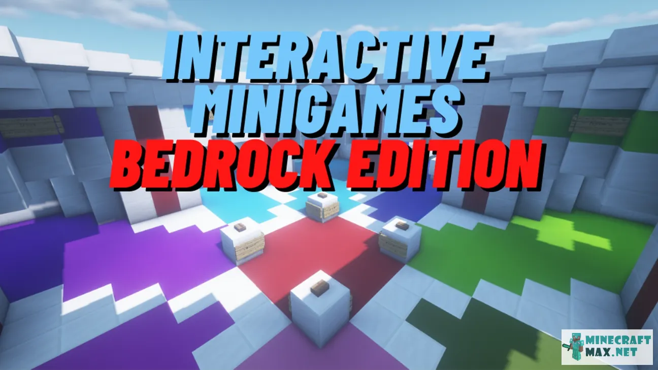 Interactive minigames | Download map for Minecraft: 1