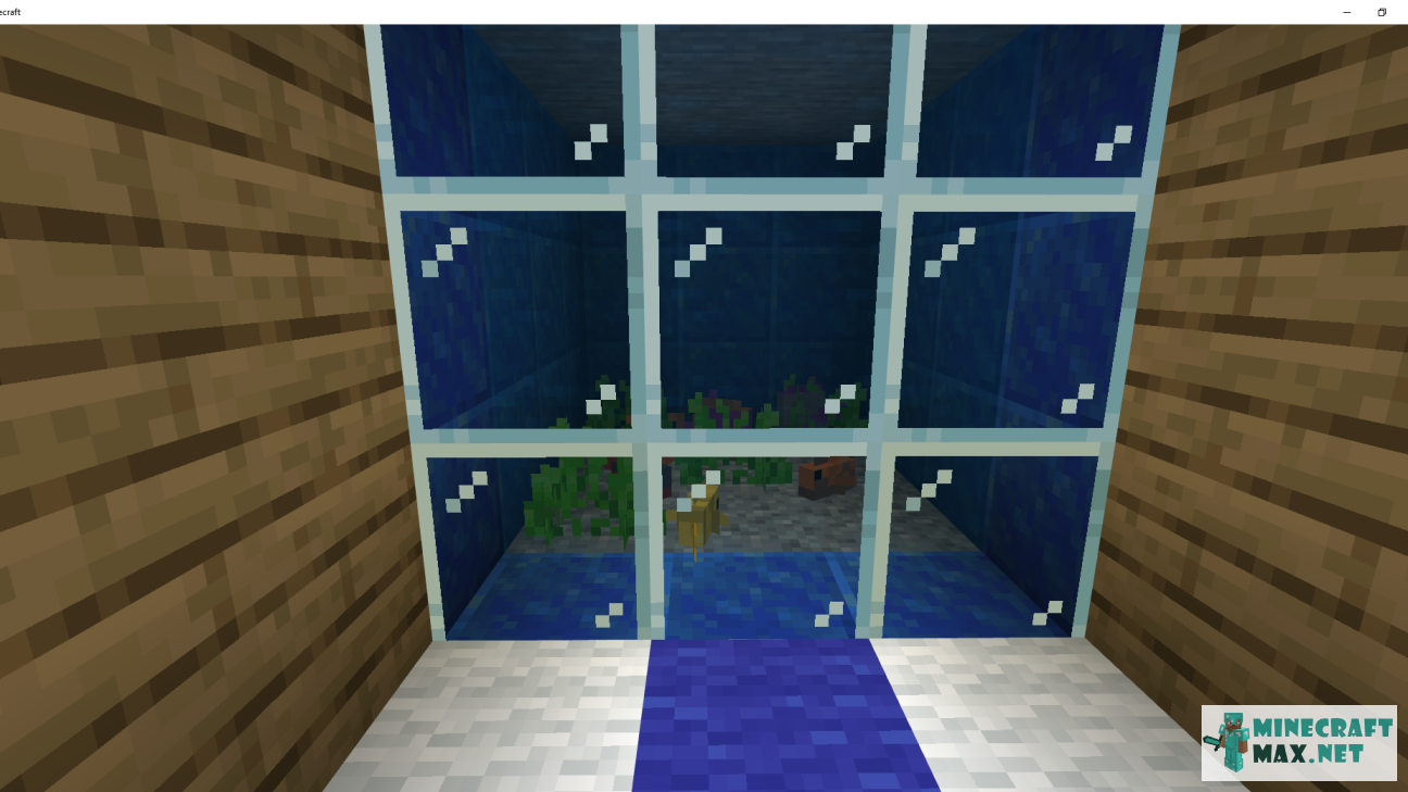 Veiciet uzdevumu Сделать аквариум с тропическими рыбками programmā Minecraft | Screenshot 3