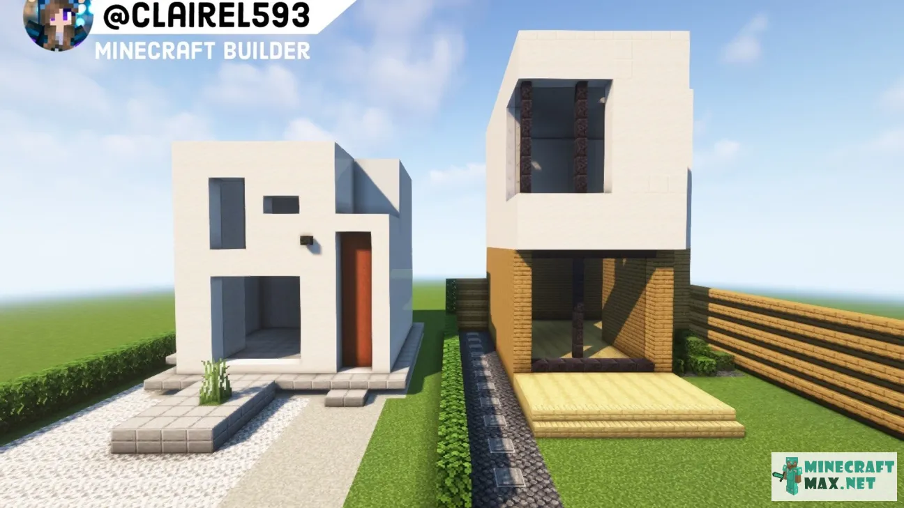 Two Modern Houses | Download map for Minecraft: 1