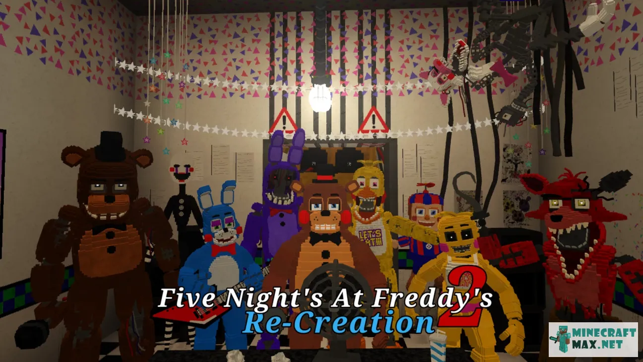 Five Night's At Freddy's 2 Recreation | Download map for Minecraft: 1