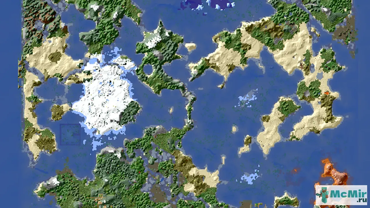 Карта Ограниченное выживание в мире | Скачать карту Майнкрафт: 1