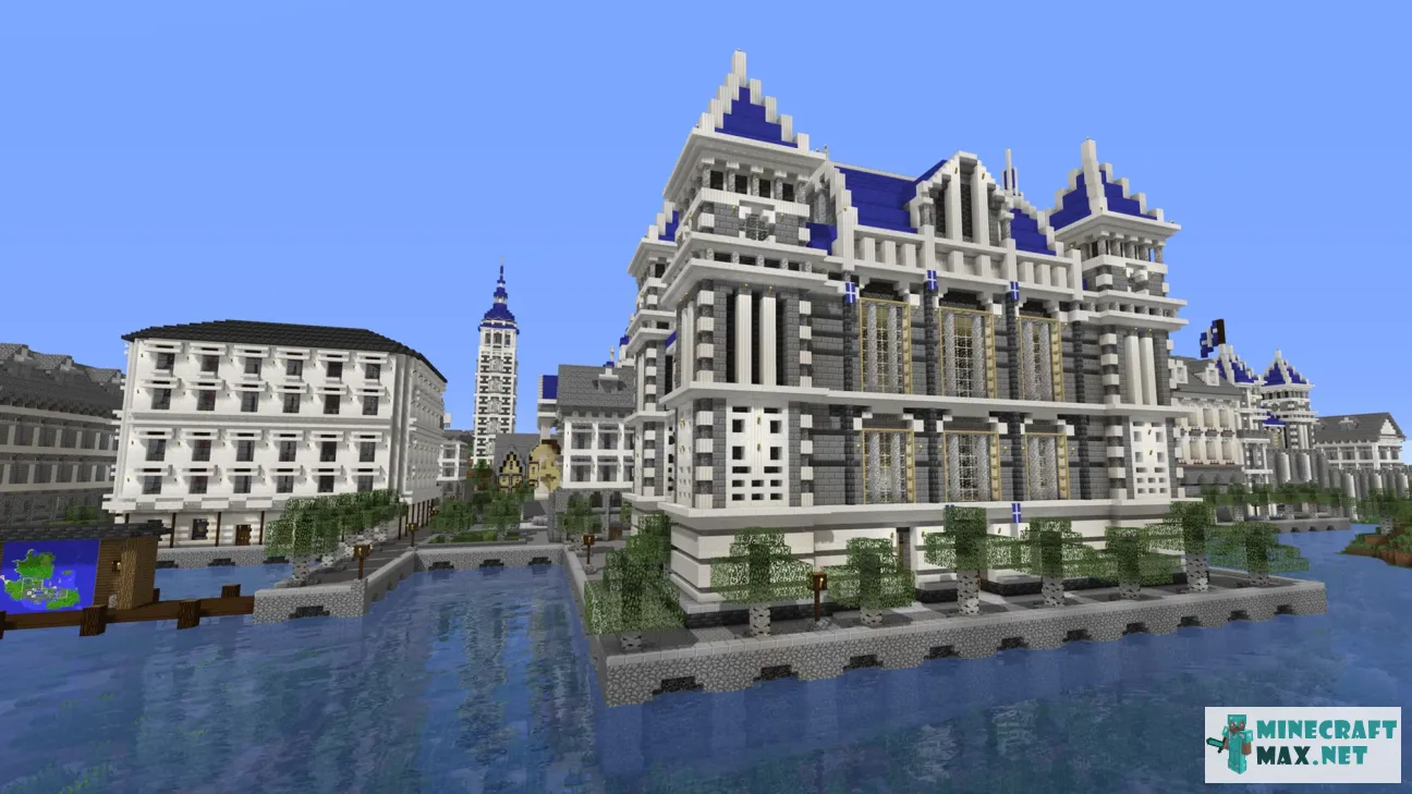 Huge Island Kingdom / City. | Download map for Minecraft: 1