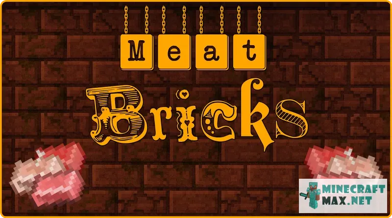 Meat Bricks | Download texture for Minecraft: 1