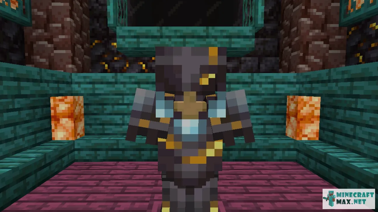 Gilded Netherite | Download texture for Minecraft: 1