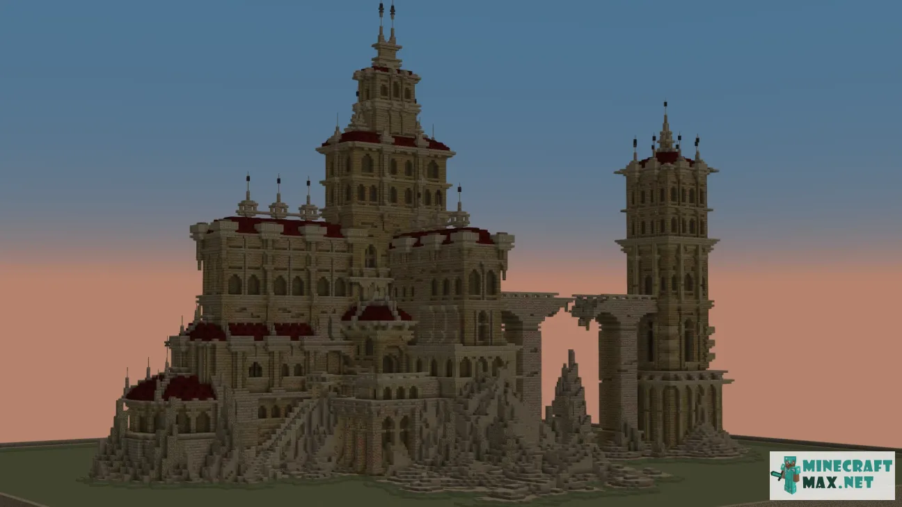 Ringed City-like Castle | Download map for Minecraft: 1