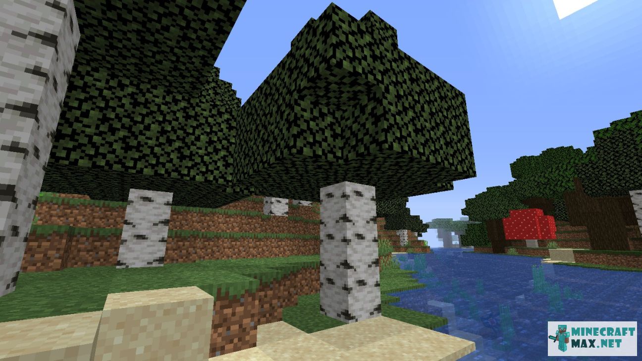 Birch Fence in Minecraft | Screenshot 2