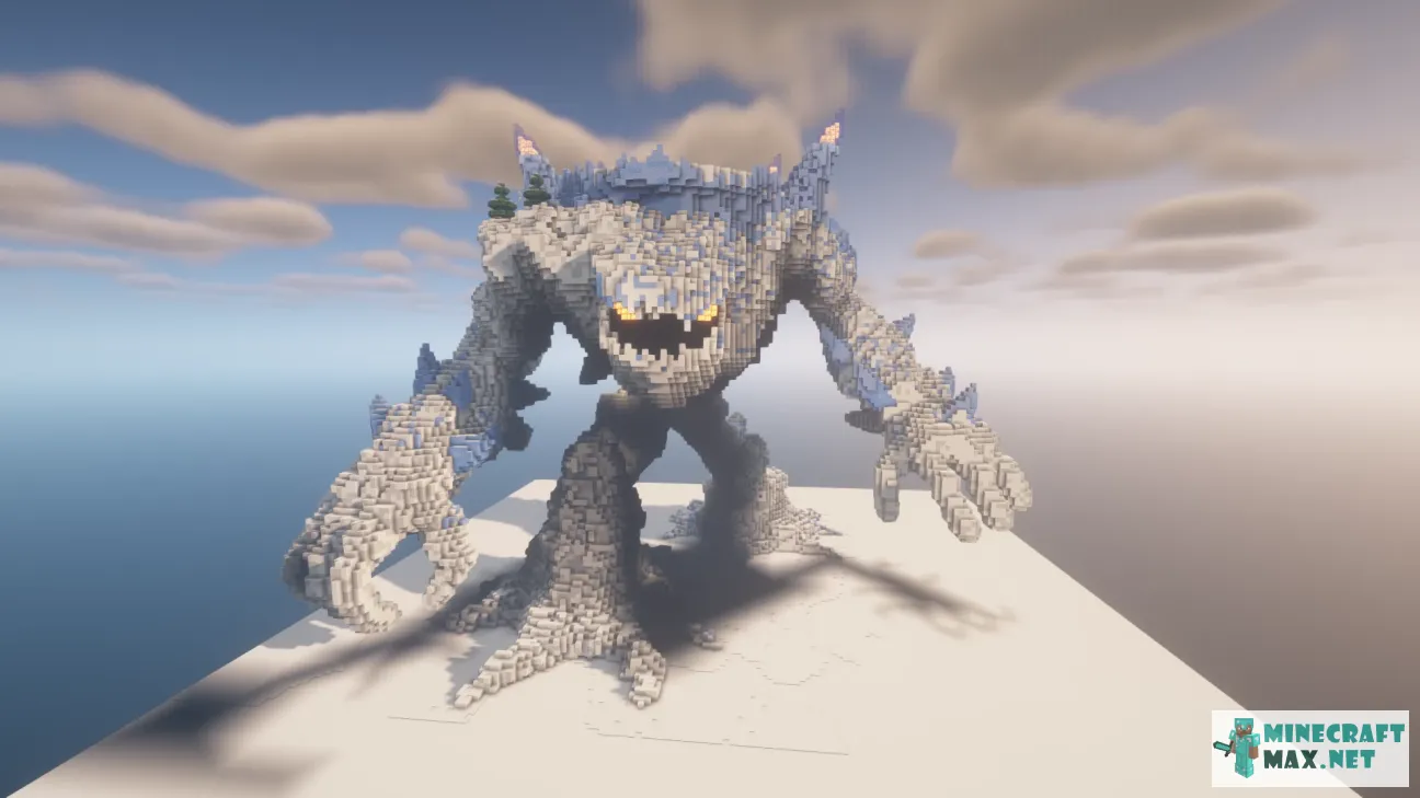 Winter Golem | Download map for Minecraft: 1