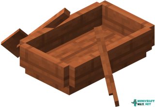 Acacia Boat in Minecraft