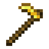 Как сделать золотую мотыгу в Minecraft