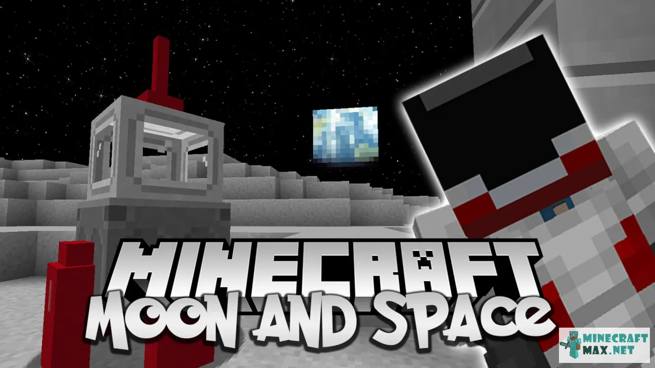 Moon and Space | Download mod for Minecraft: 1