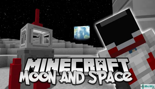 Мод Луна и космос | Скачать мод для Minecraft: 1