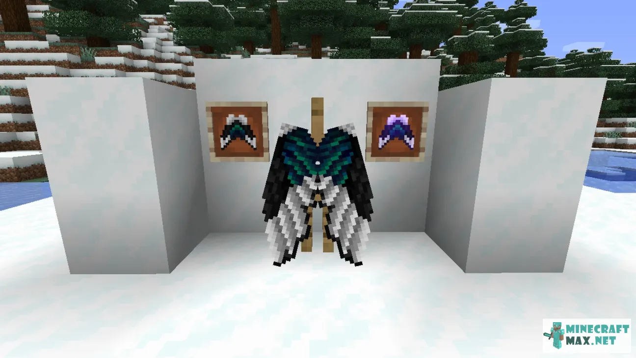 Magpie Wings Elytra | Download texture for Minecraft: 1