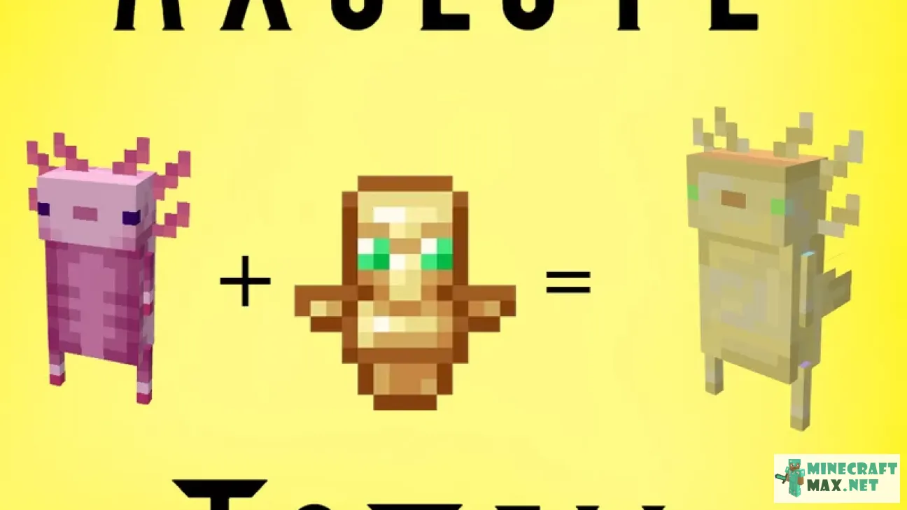 Axolotl Totem | Download texture for Minecraft: 1