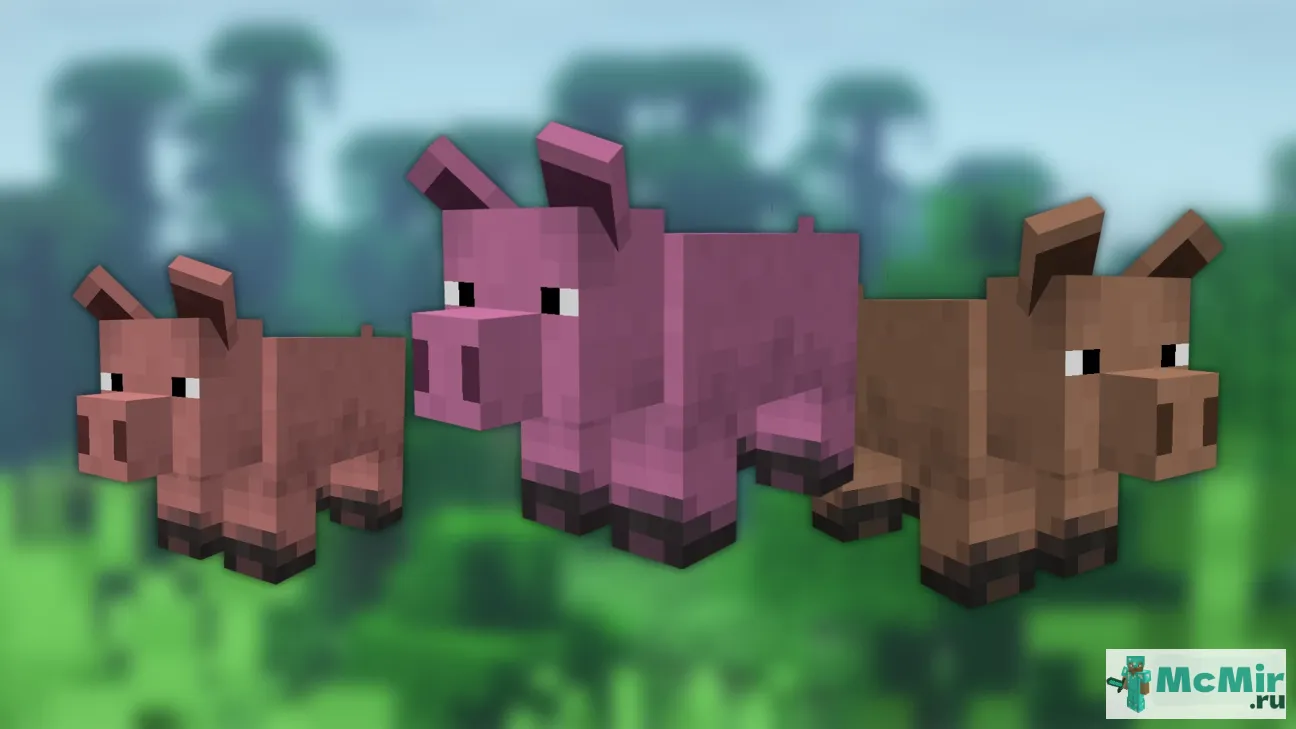 Текстура Новые свиньи | Скачать текстуру для Minecraft: 1