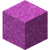 Как сделать пурпурный сухой бетон в Minecraft