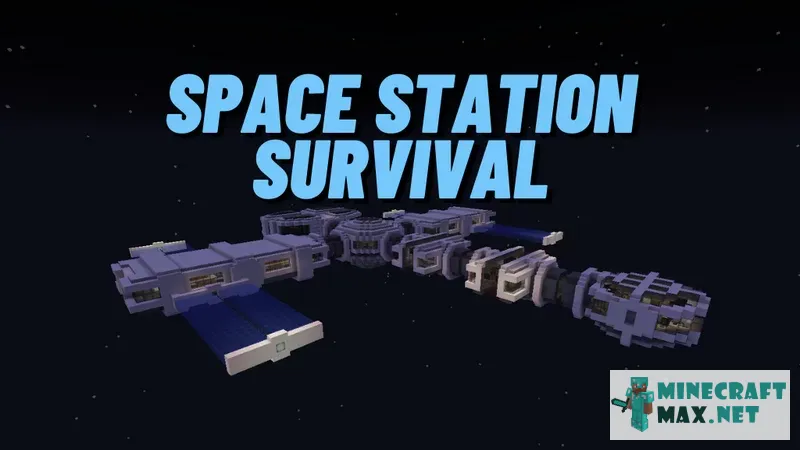Space station survival | Download map for Minecraft: 1