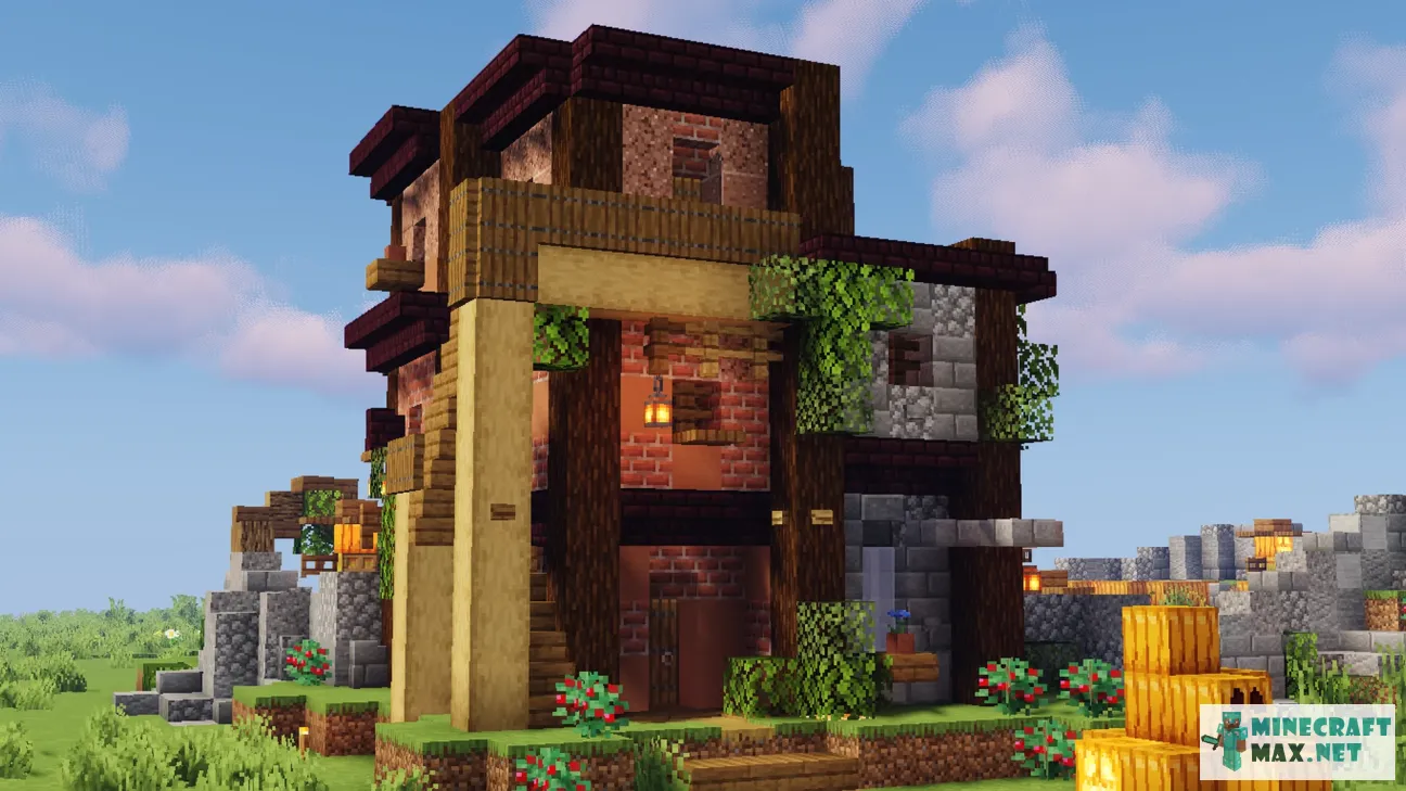 Pumpkin Farm House | Download map for Minecraft: 1