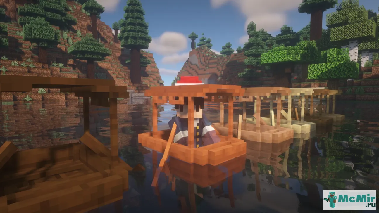 Текстура Симпатичные и лучшие лодки | Скачать текстуру для Minecraft: 1